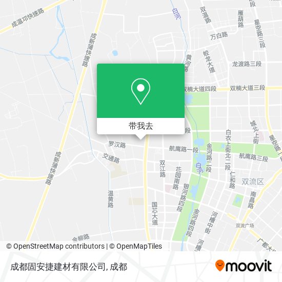 成都固安捷建材有限公司地图