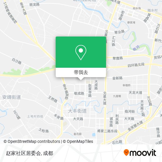 赵家社区居委会地图