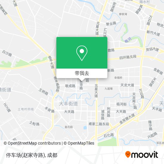 停车场(赵家寺路)地图