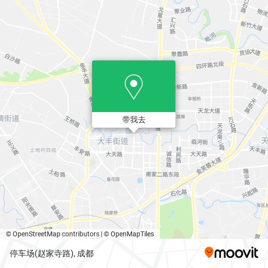 停车场(赵家寺路)地图