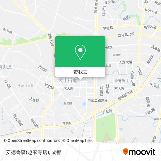 安德鲁森(赵家寺店)地图