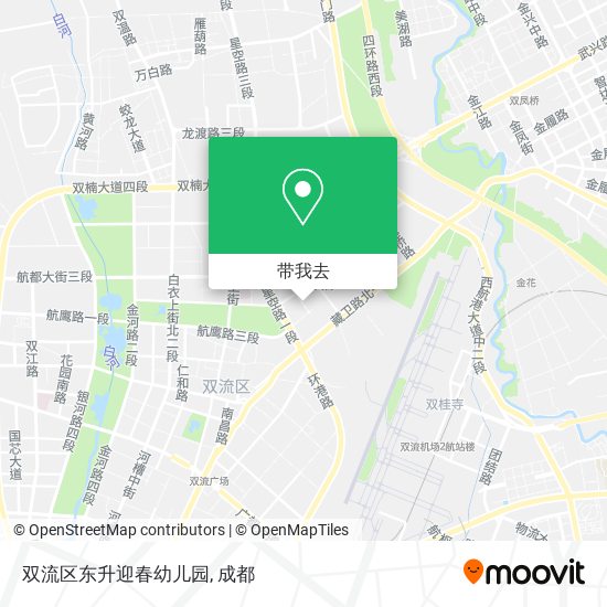 双流区东升迎春幼儿园地图