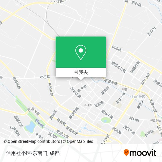 信用社小区-东南门地图