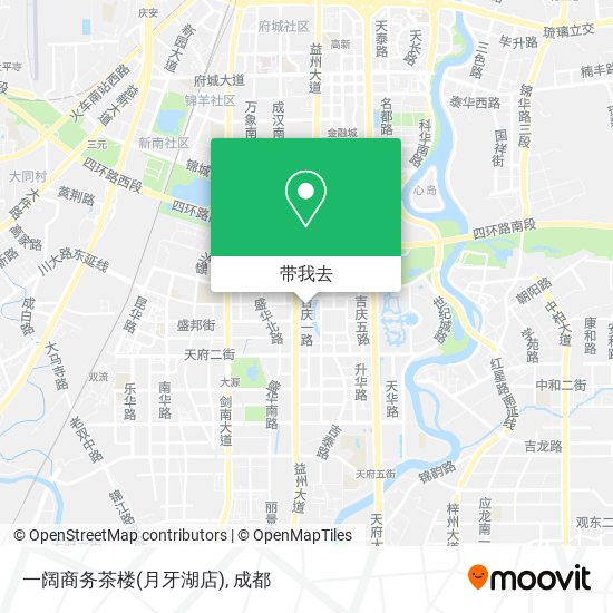 一阔商务茶楼(月牙湖店)地图
