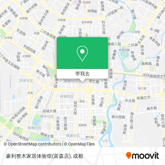 豪利整木家居体验馆(富森店)地图