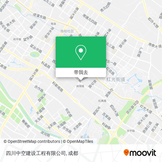 四川中空建设工程有限公司地图