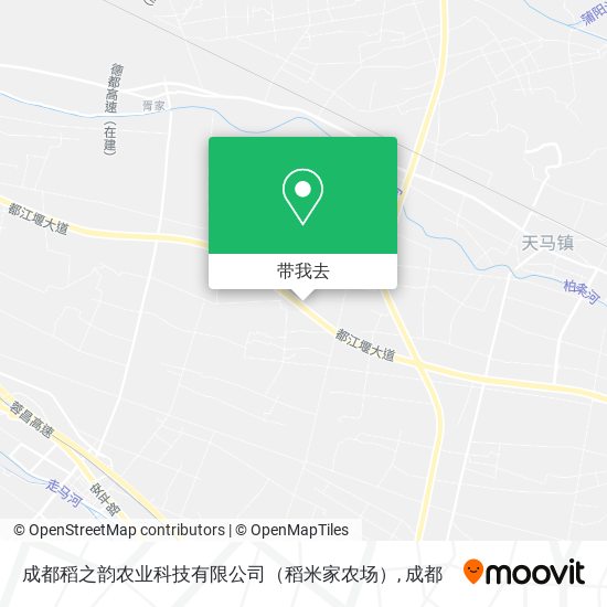 成都稻之韵农业科技有限公司（稻米家农场）地图