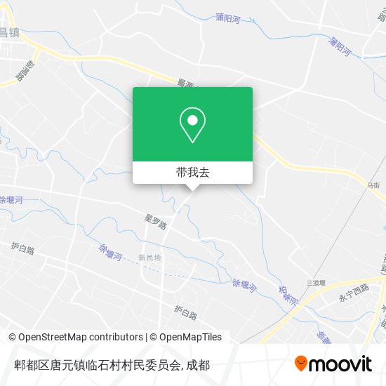 郫都区唐元镇临石村村民委员会地图