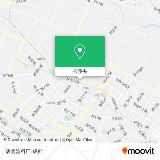 唐元涂料厂地图
