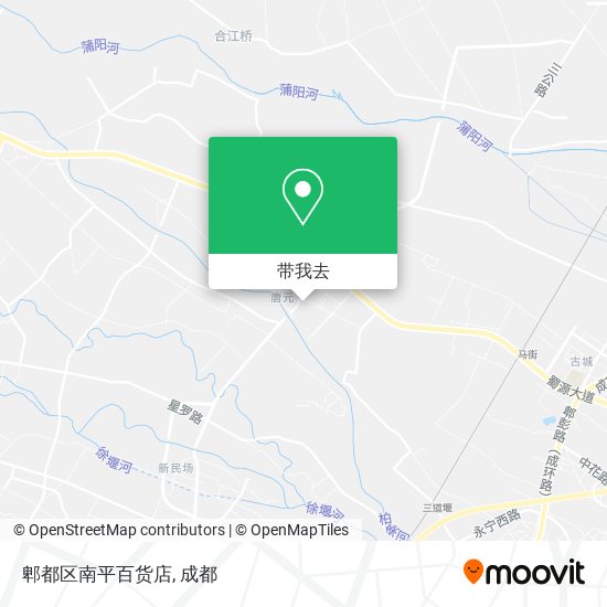 郫都区南平百货店地图