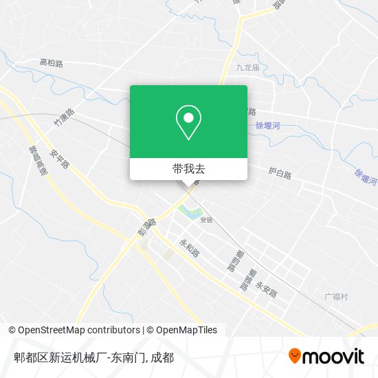 郫都区新运机械厂-东南门地图