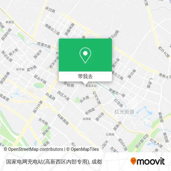 国家电网充电站(高新西区内部专用)地图