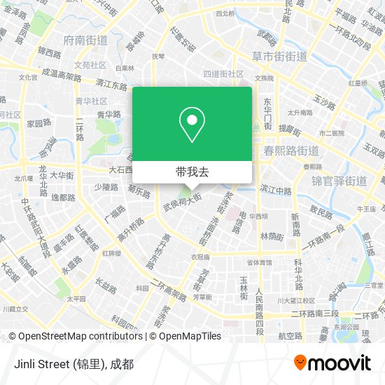 Jinli Street (锦里)地图