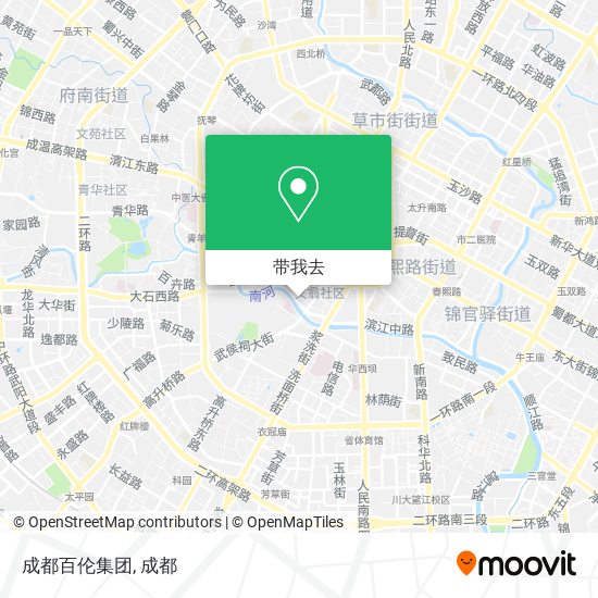 成都百伦集团地图