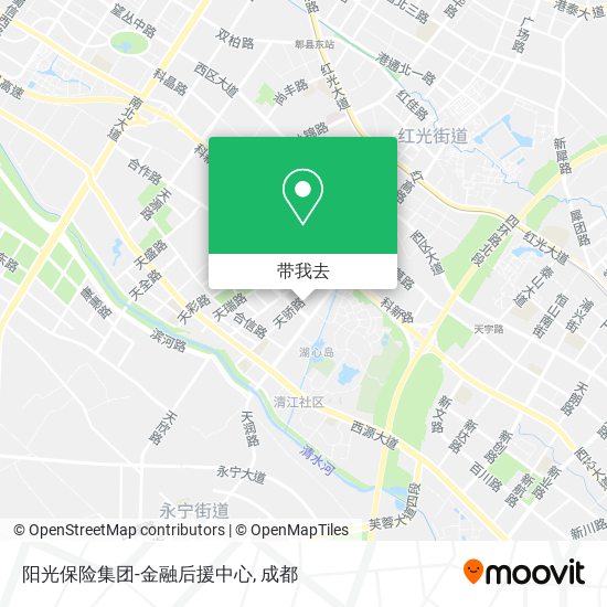 阳光保险集团-金融后援中心地图
