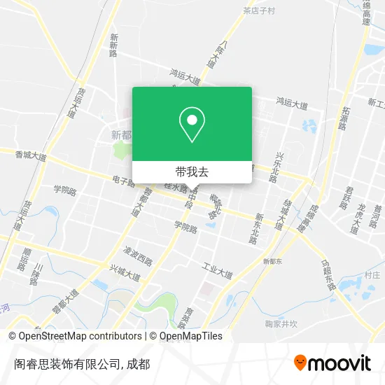 阁睿思装饰有限公司地图