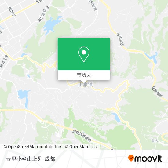 云里小坐山上见地图