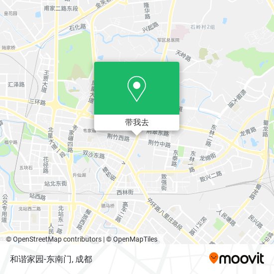 和谐家园-东南门地图