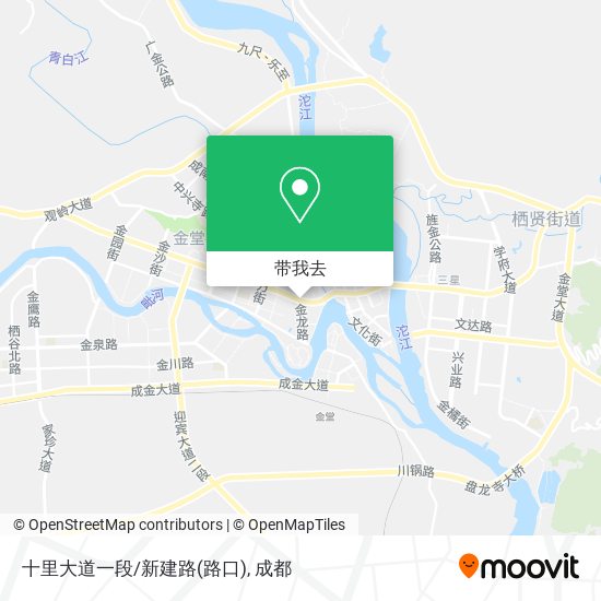 十里大道一段/新建路(路口)地图