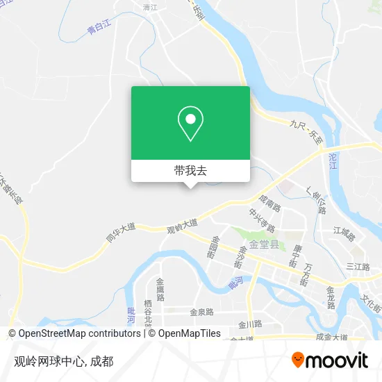 观岭网球中心地图