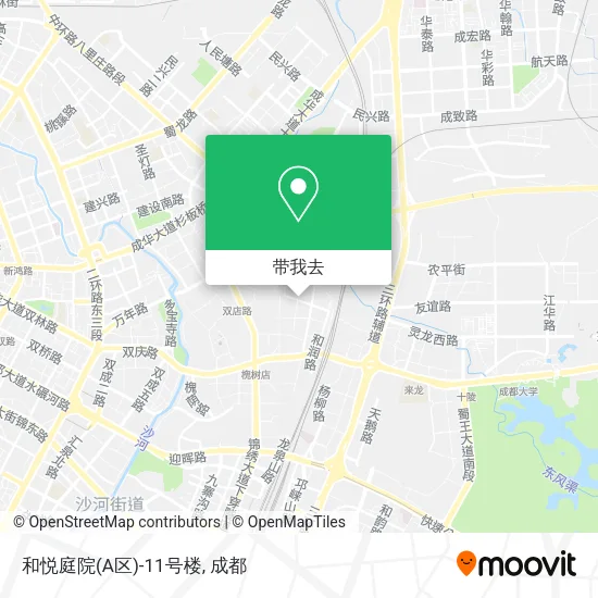 和悦庭院(A区)-11号楼地图