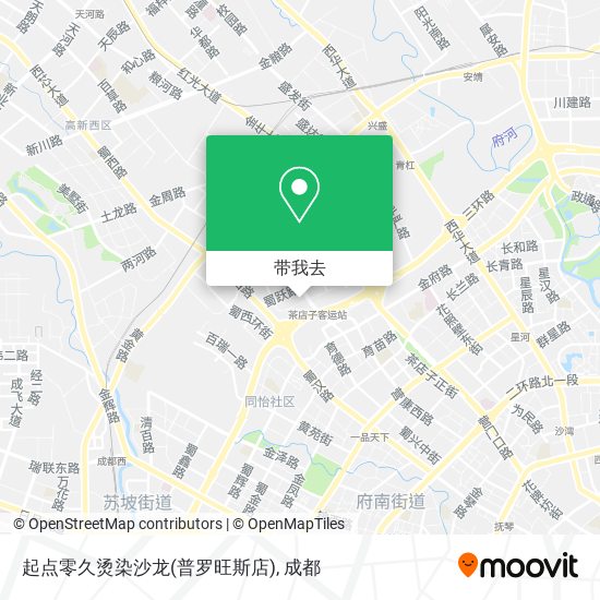起点零久烫染沙龙(普罗旺斯店)地图