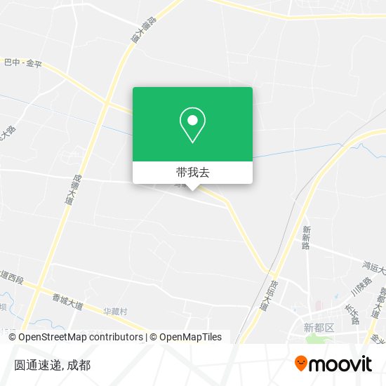 圆通速递地图