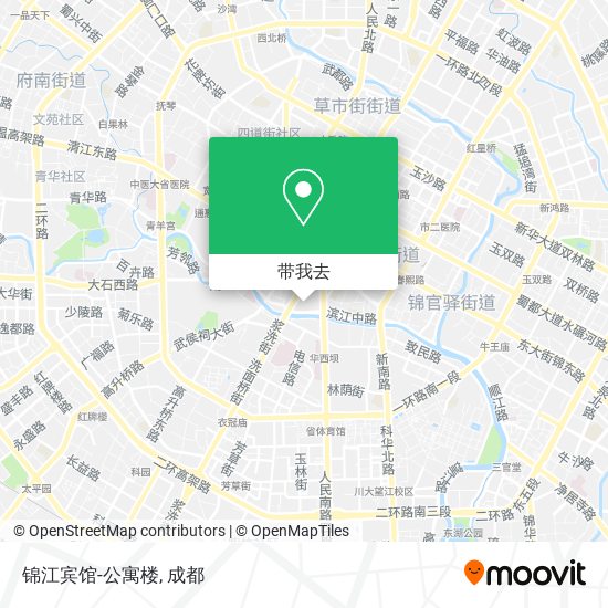 锦江宾馆-公寓楼地图