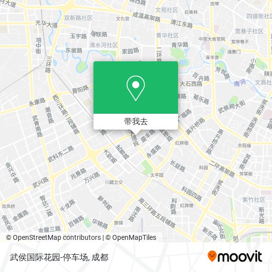武侯国际花园-停车场地图