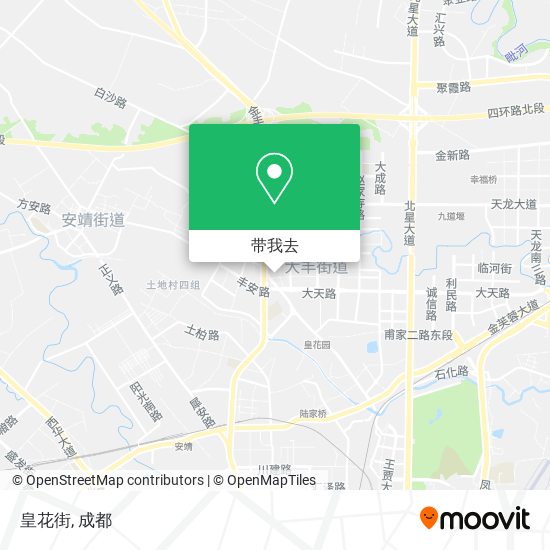 皇花街地图