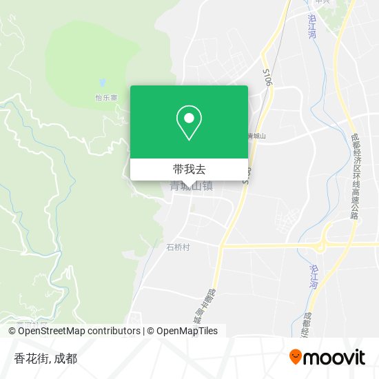香花街地图