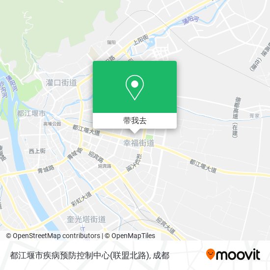 都江堰市疾病预防控制中心(联盟北路)地图