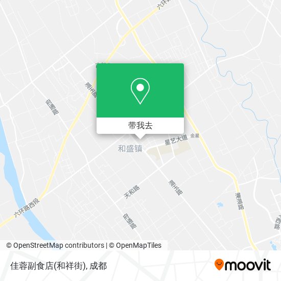 佳蓉副食店(和祥街)地图