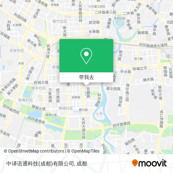 中译语通科技(成都)有限公司地图