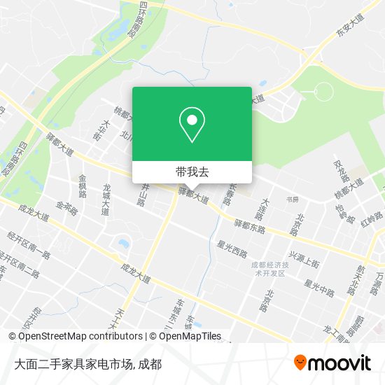大面二手家具家电市场地图