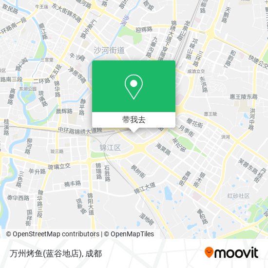 万州烤鱼(蓝谷地店)地图