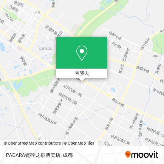 PADARA瓷砖龙泉博美店地图