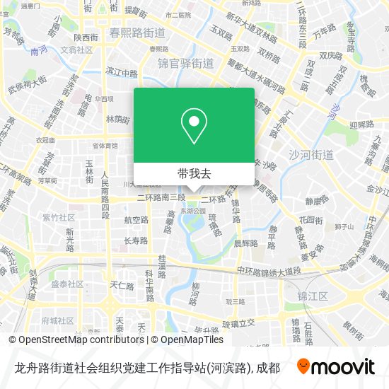 龙舟路街道社会组织党建工作指导站(河滨路)地图