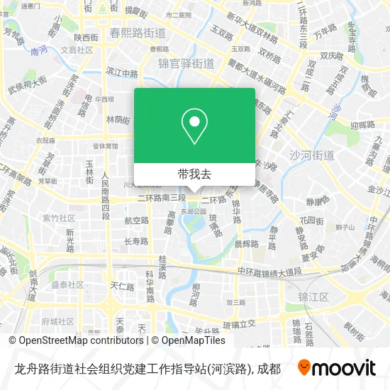 龙舟路街道社会组织党建工作指导站(河滨路)地图