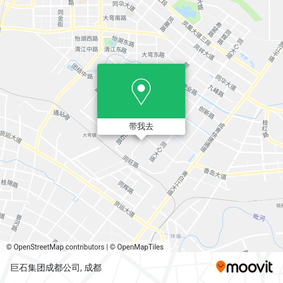 巨石集团成都公司地图