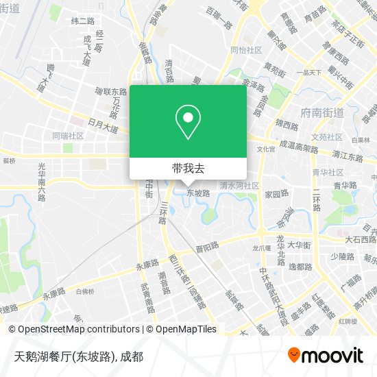 天鹅湖餐厅(东坡路)地图