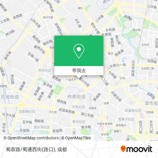 蜀蓉路/蜀通西街(路口)地图