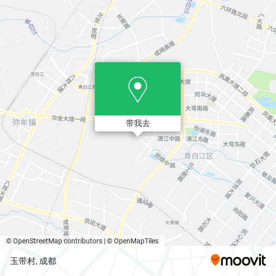 玉带村地图