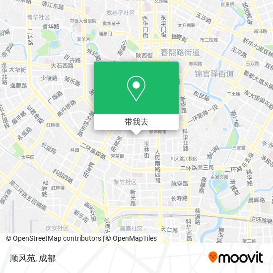顺风苑地图
