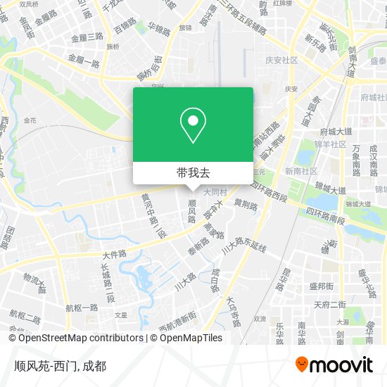 顺风苑-西门地图