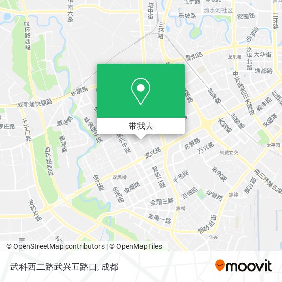 武科西二路武兴五路口地图