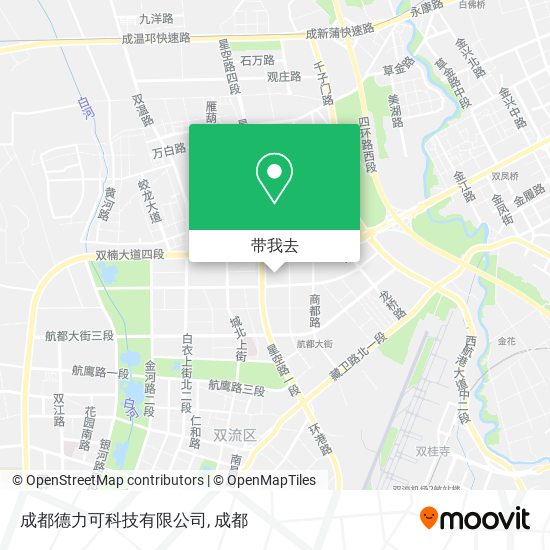成都德力可科技有限公司地图