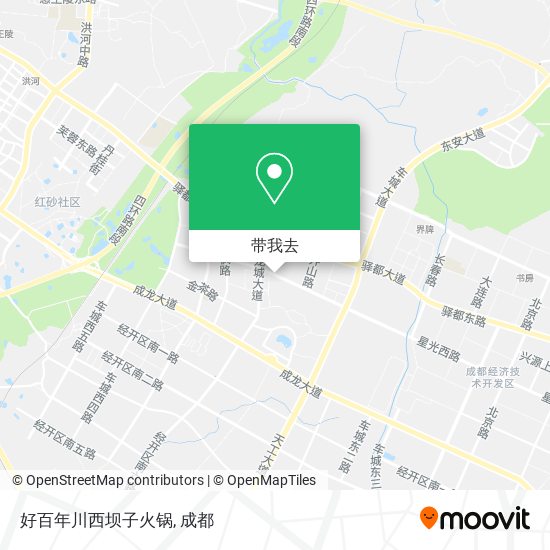 好百年川西坝子火锅地图
