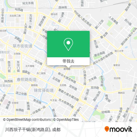 川西坝子干锅(新鸿路店)地图