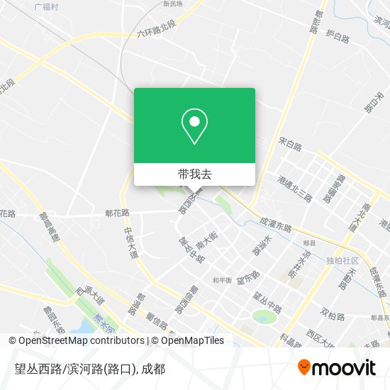 望丛西路/滨河路(路口)地图